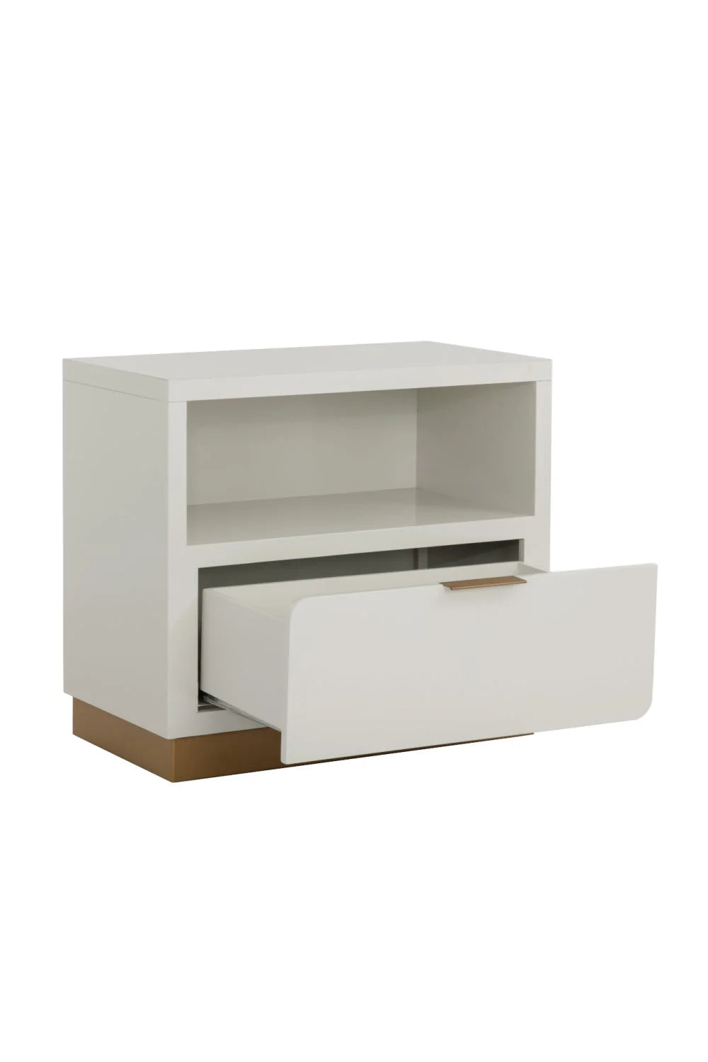 Luxury Modern Jenkins Lacquer Nightstand European Style for Villa