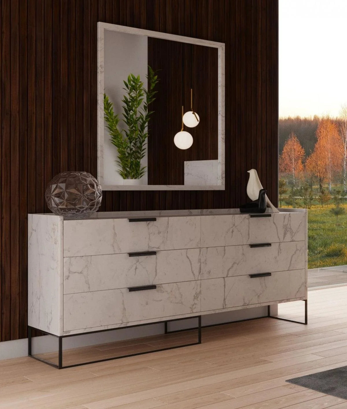 Luxury Modern Jennifer Bedroom Collection European Style for Villa