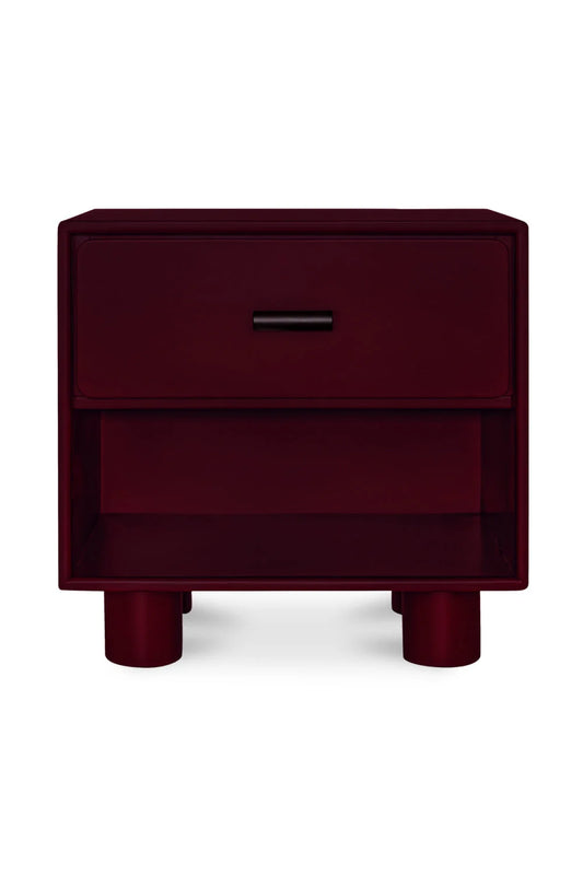 Luxury Modern Jolene 1-Drawer Nightstand European Style for Villa