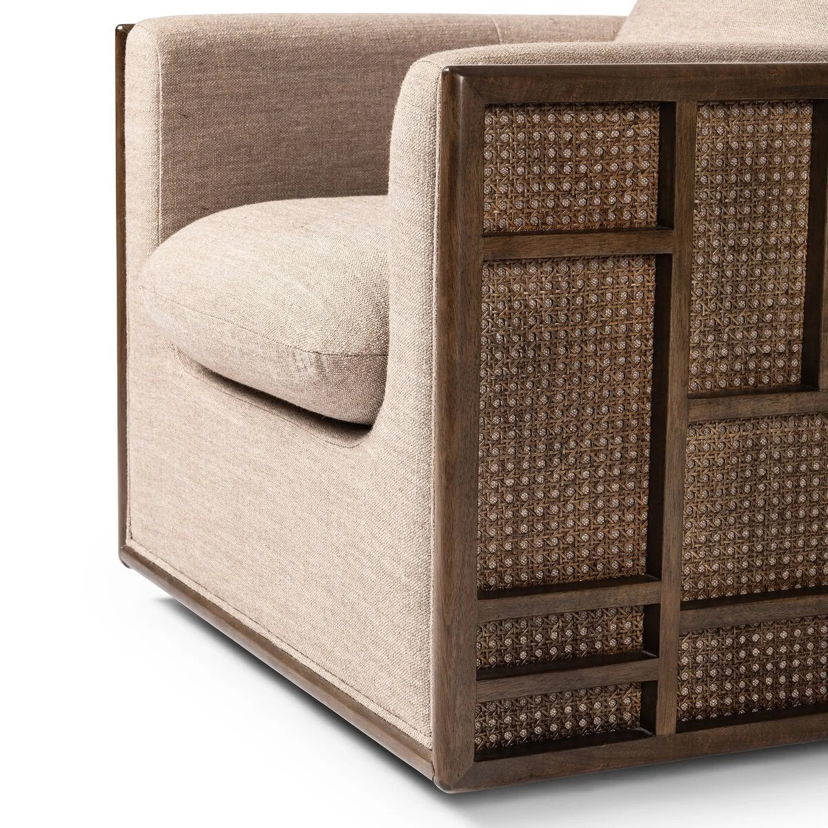 Luxury Modern June Swivel Chair European Style for Villa