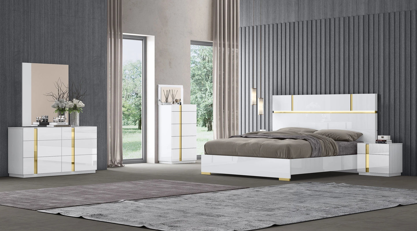 Luxury Modern Kathy Bedroom Set European Style for Villa