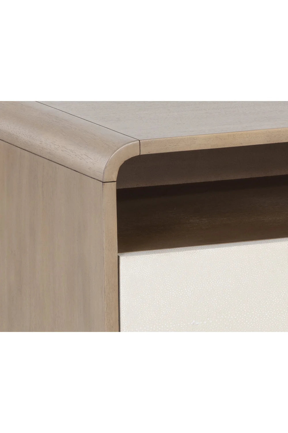 Luxury Modern Kayden 2-Drawer Nightstand European Style for Villa