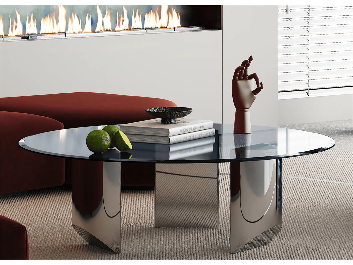 Luxury Modern Kennard Coffee Table European Style for Villa