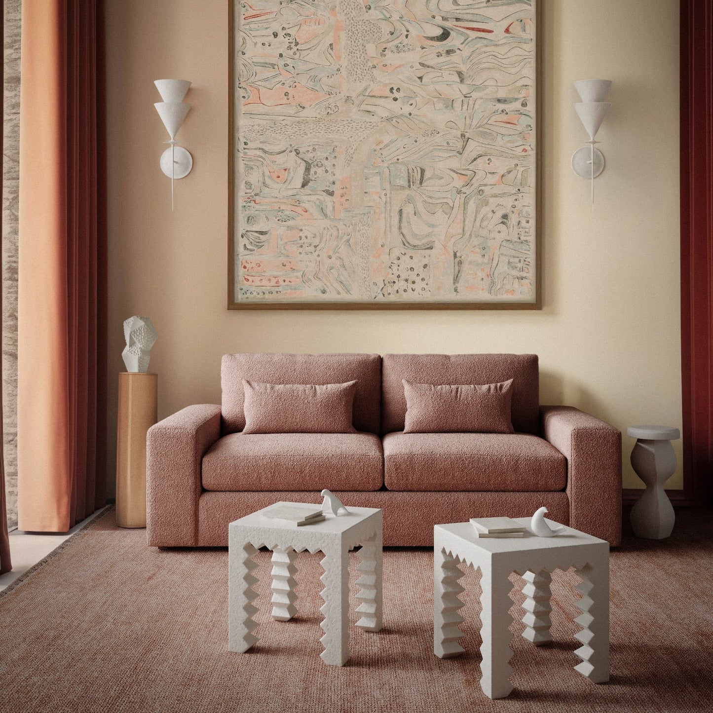 Luxury Modern Lacroix Sofa European Style for Villa