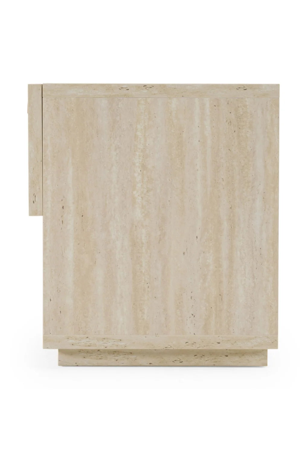 Luxury Modern Lago Travertine Nightstand European Style for Villa