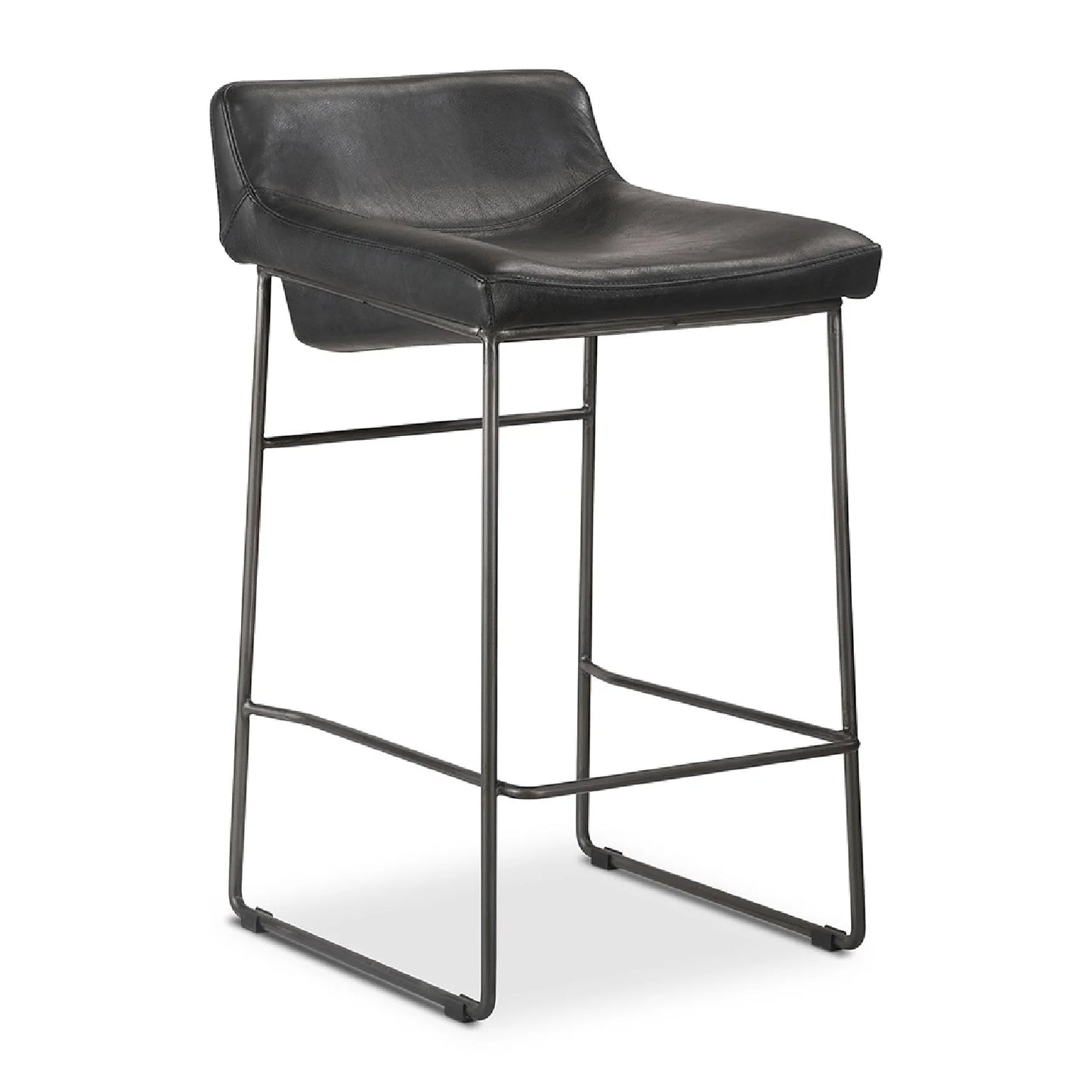 Luxury Modern Leather Counter Stools European Style for Villa