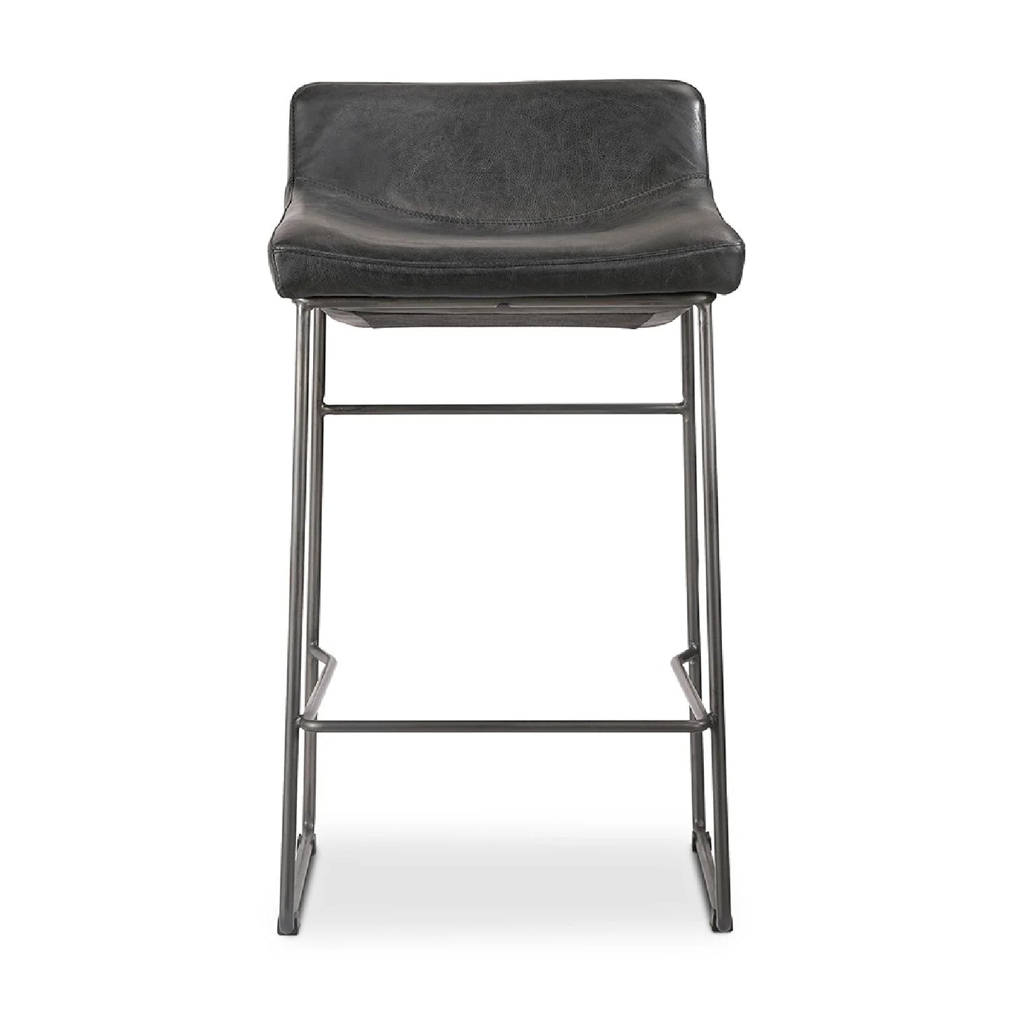 Luxury Modern Leather Counter Stools European Style for Villa