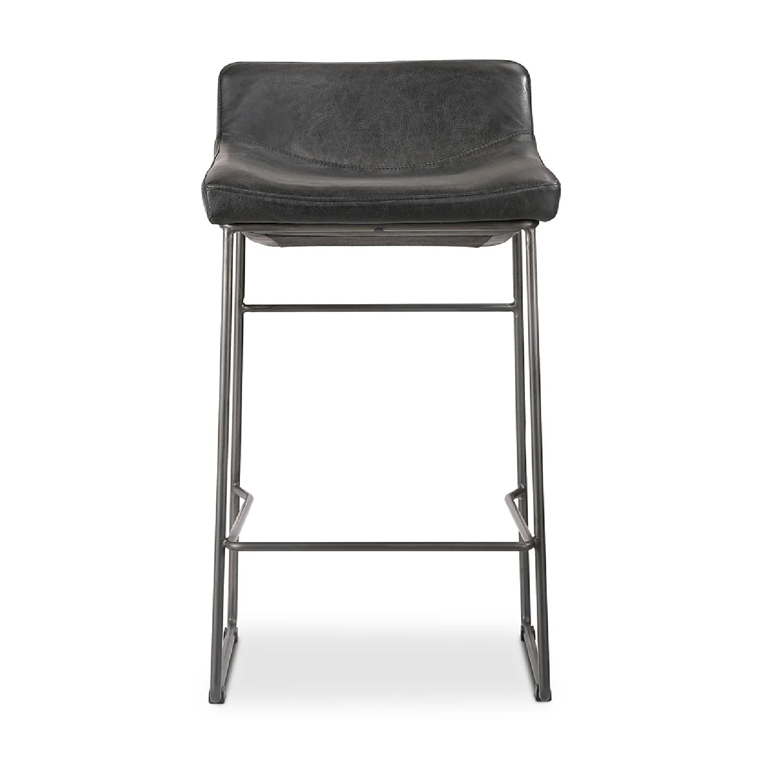 Luxury Modern Leather Counter Stools European Style for Villa
