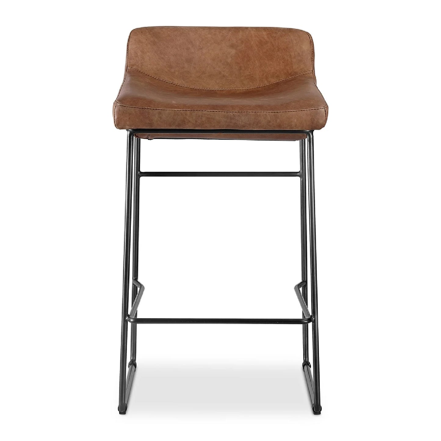 Luxury Modern Leather Counter Stools European Style for Villa