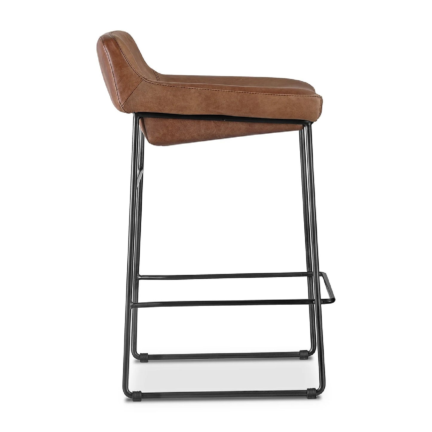 Luxury Modern Leather Counter Stools European Style for Villa