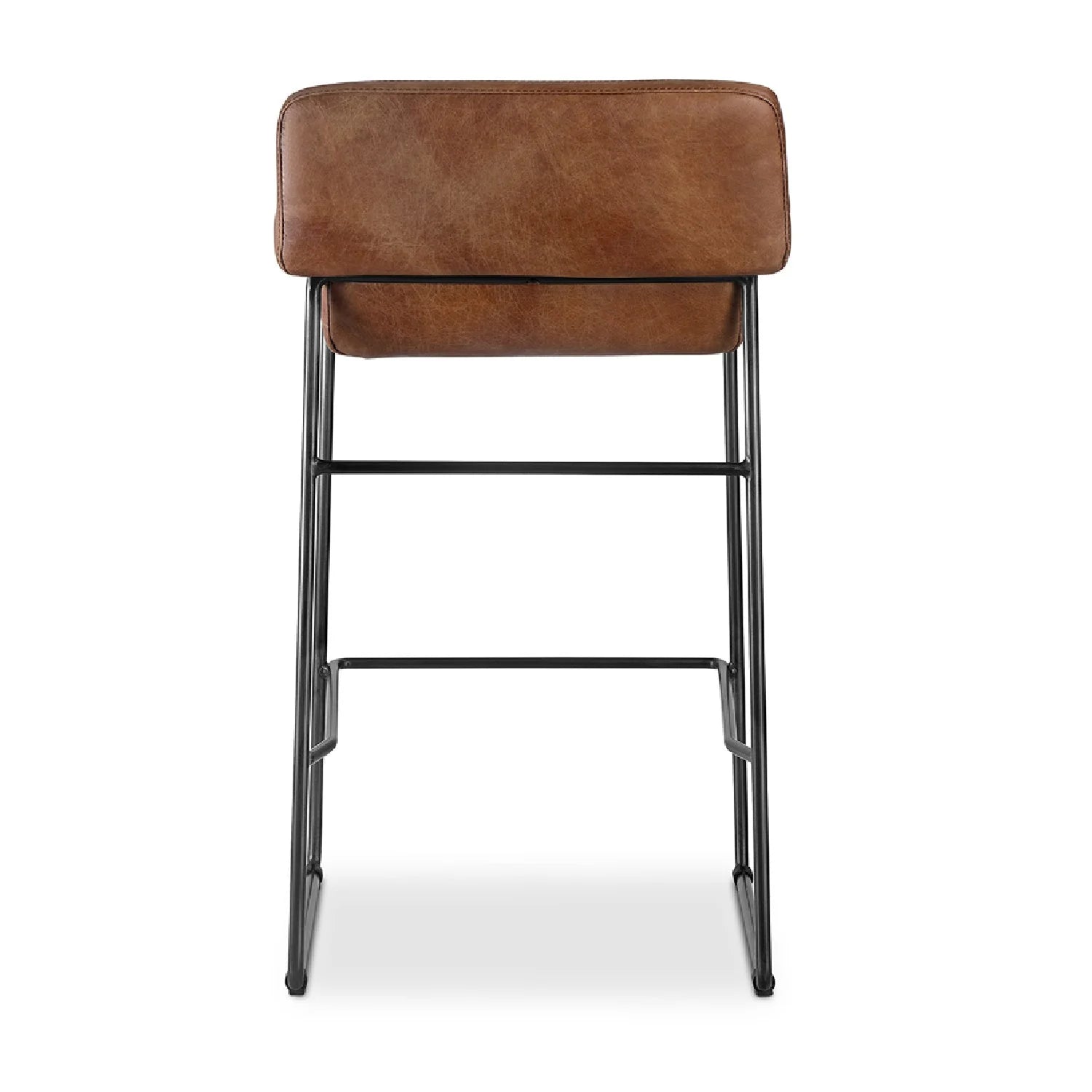Luxury Modern Leather Counter Stools European Style for Villa