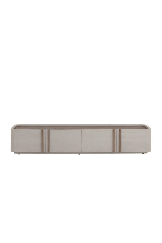 Luxury Modern Leather Storage Cabinet European Style for Villa