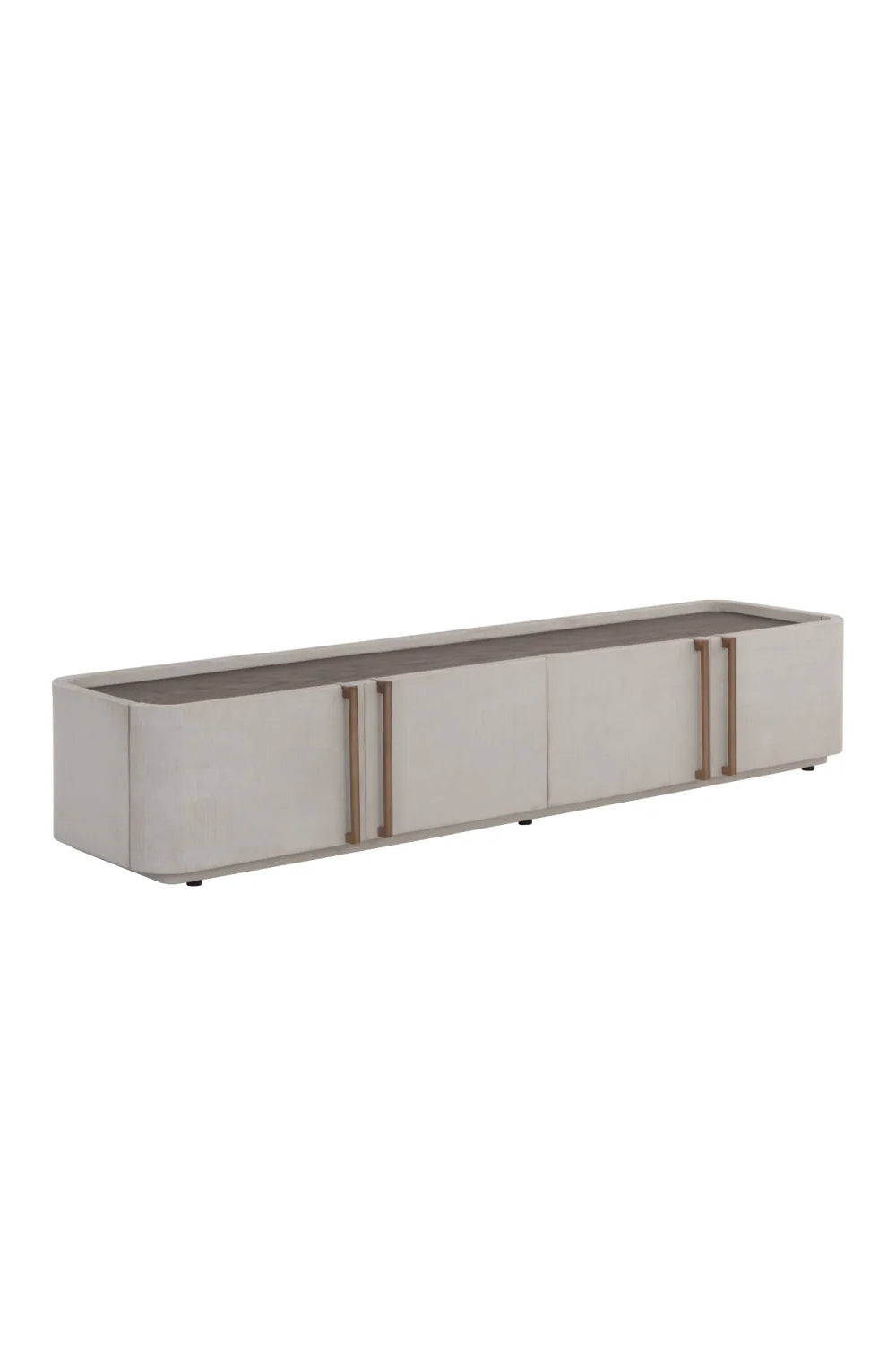 Luxury Modern Leather Storage Cabinet European Style for Villa