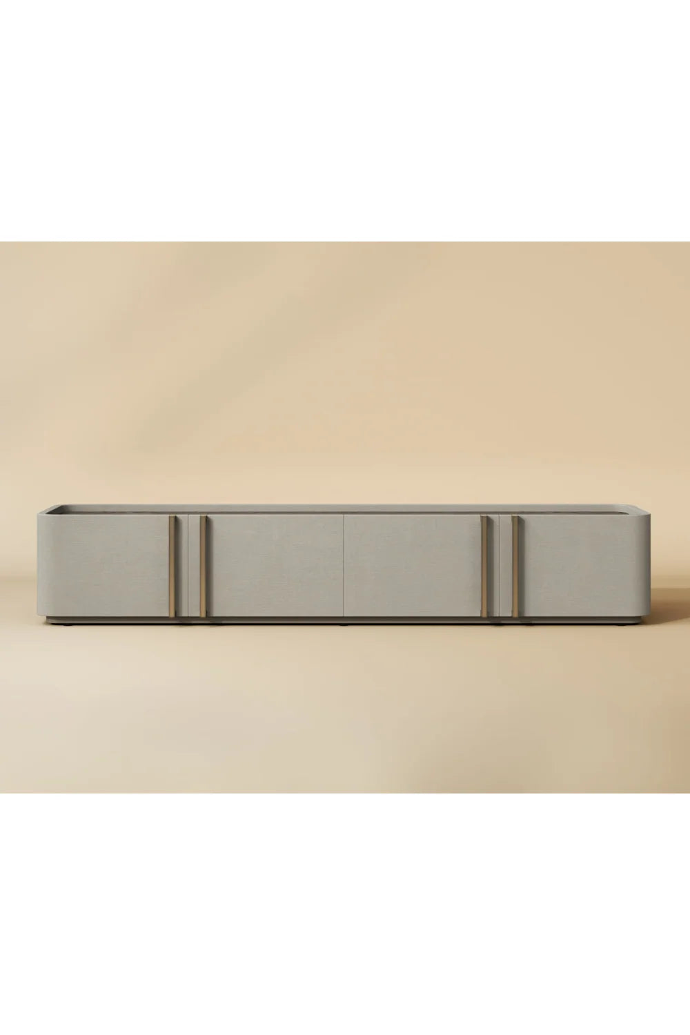 Luxury Modern Leather Storage Cabinet European Style for Villa