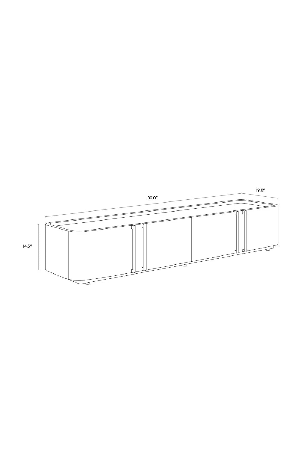 Luxury Modern Leather Storage Cabinet European Style for Villa