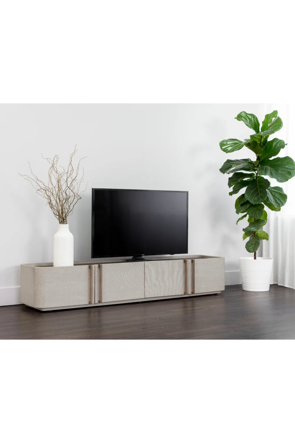 Luxury Modern Leather Storage Cabinet European Style for Villa