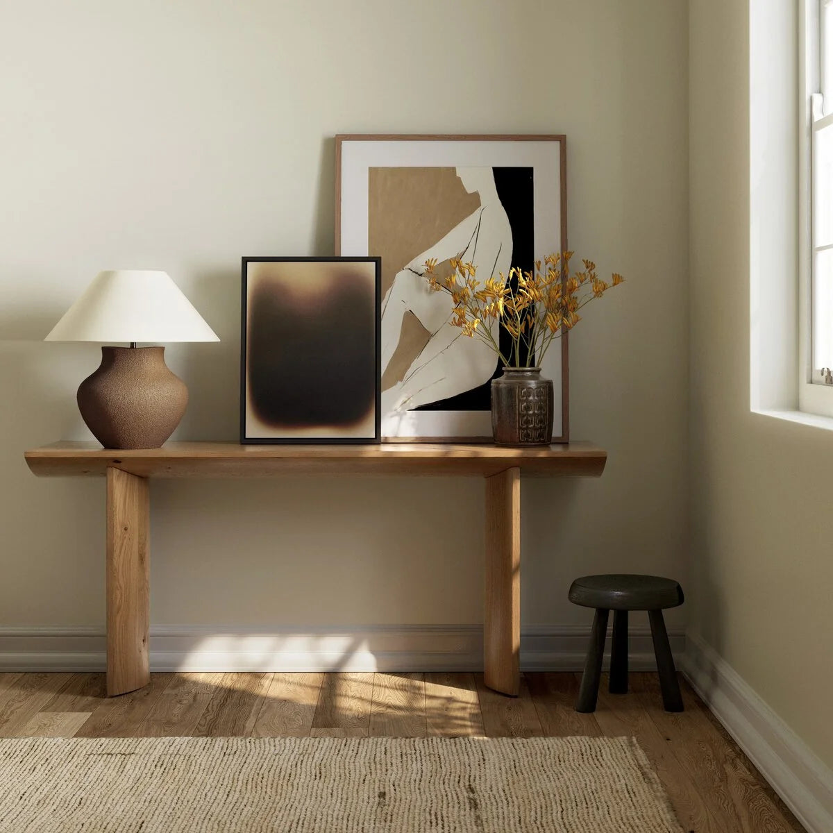 Luxury Modern Leonardo Console Table European Style for Villa