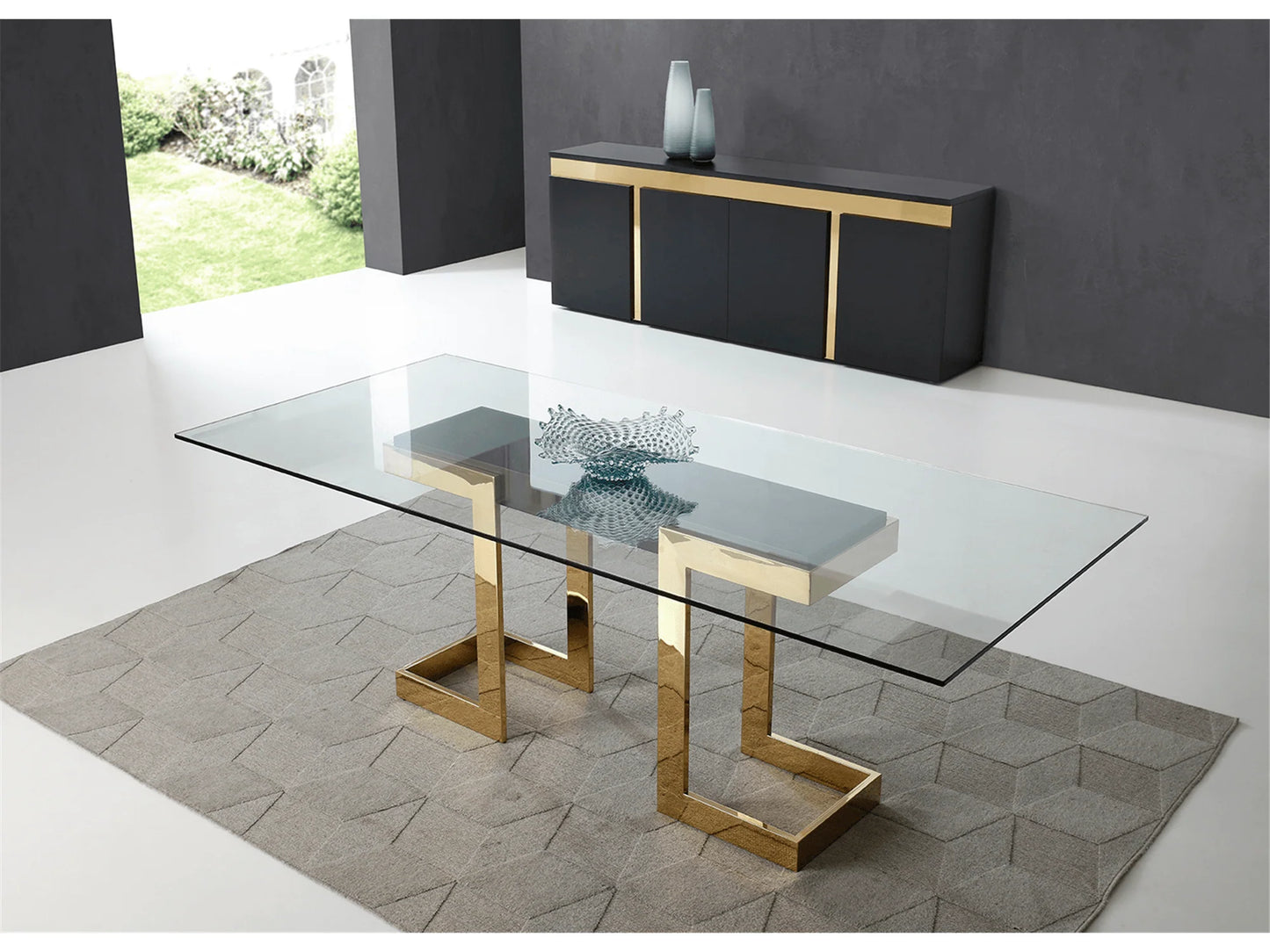 Luxury Modern Liddy Dining Table European Style for Villa