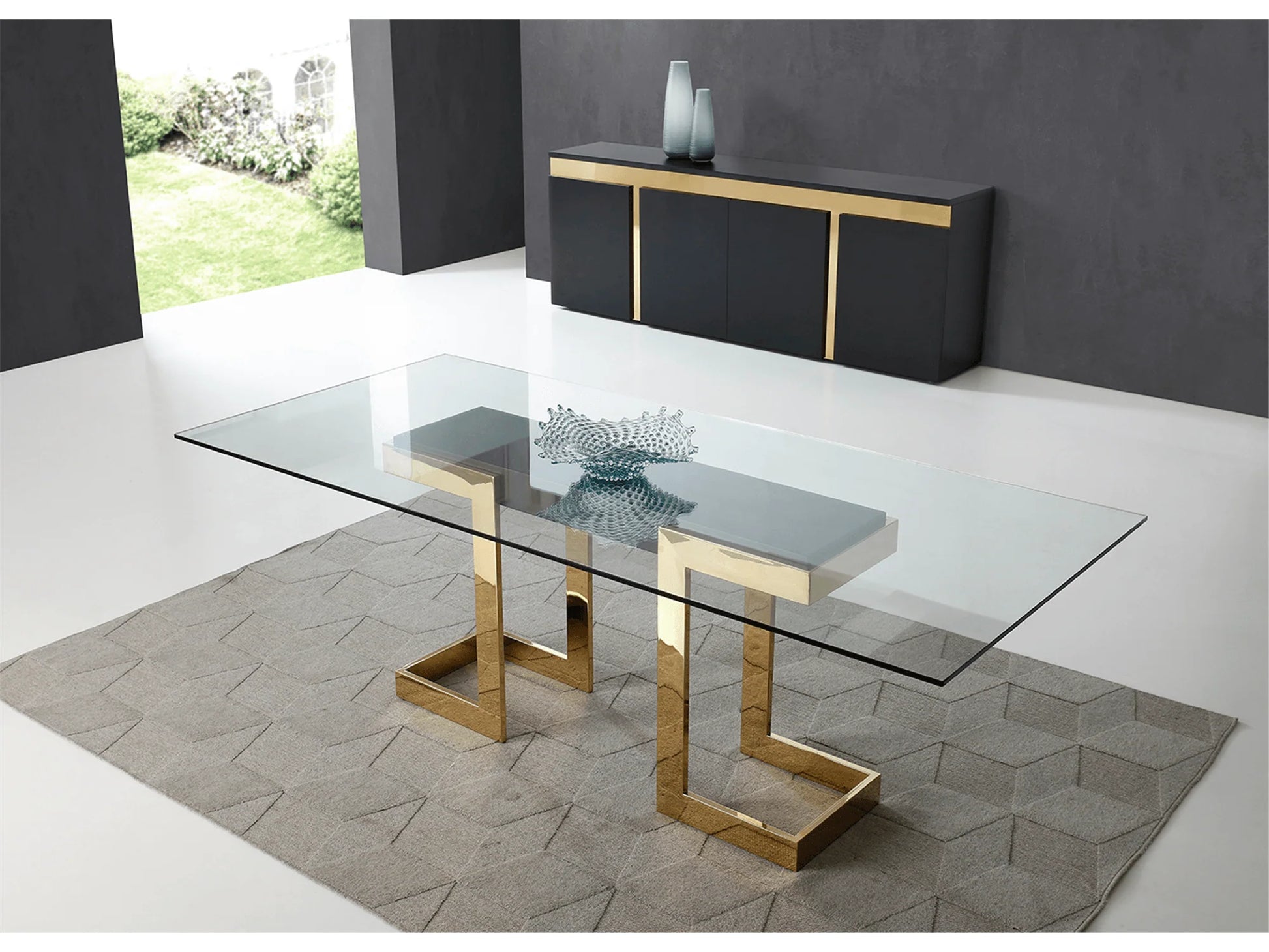 Luxury Modern Liddy Dining Table European Style for Villa