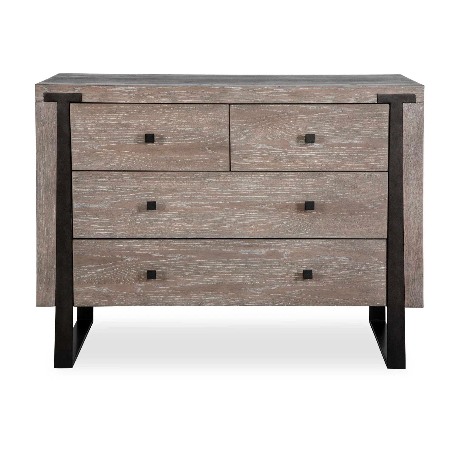 Luxury Modern Light Oak 4-Drawer Chest European Style for Villa