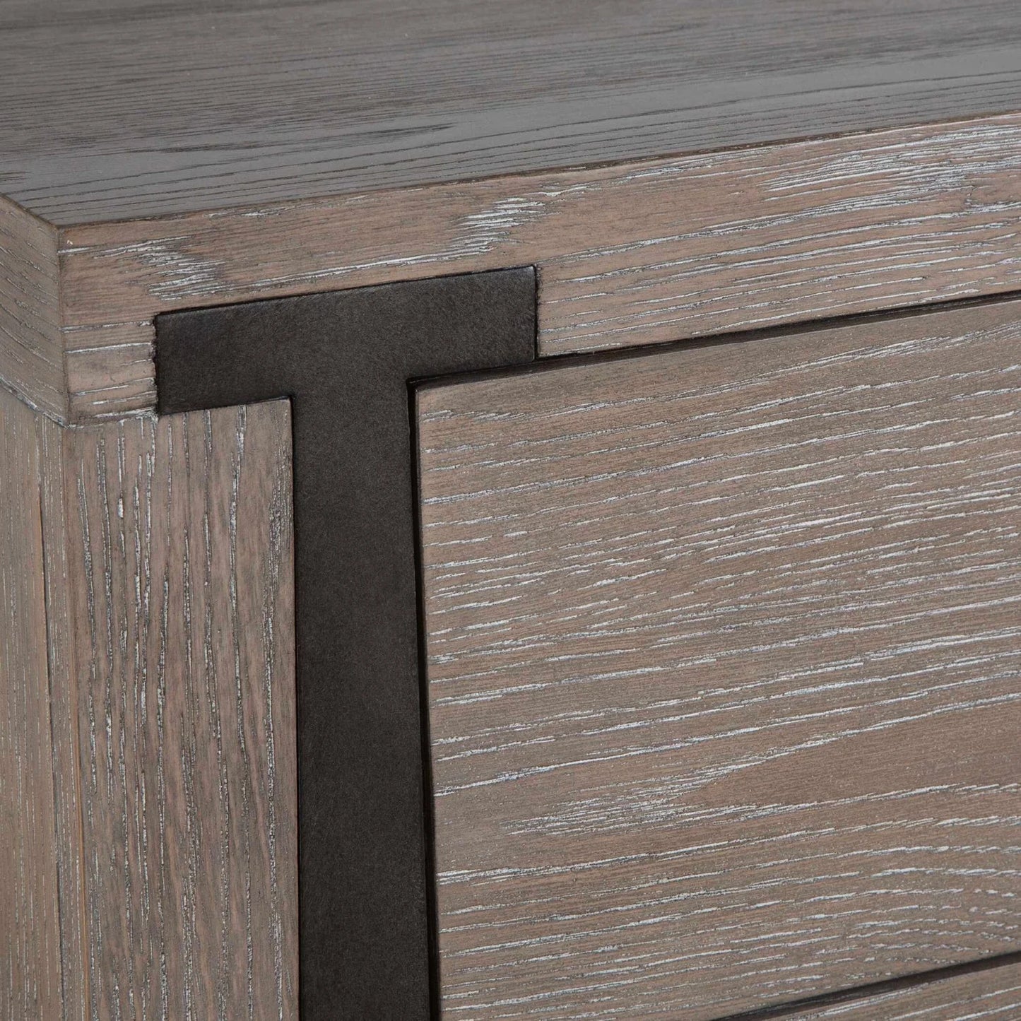 Luxury Modern Light Oak 4-Drawer Chest European Style for Villa