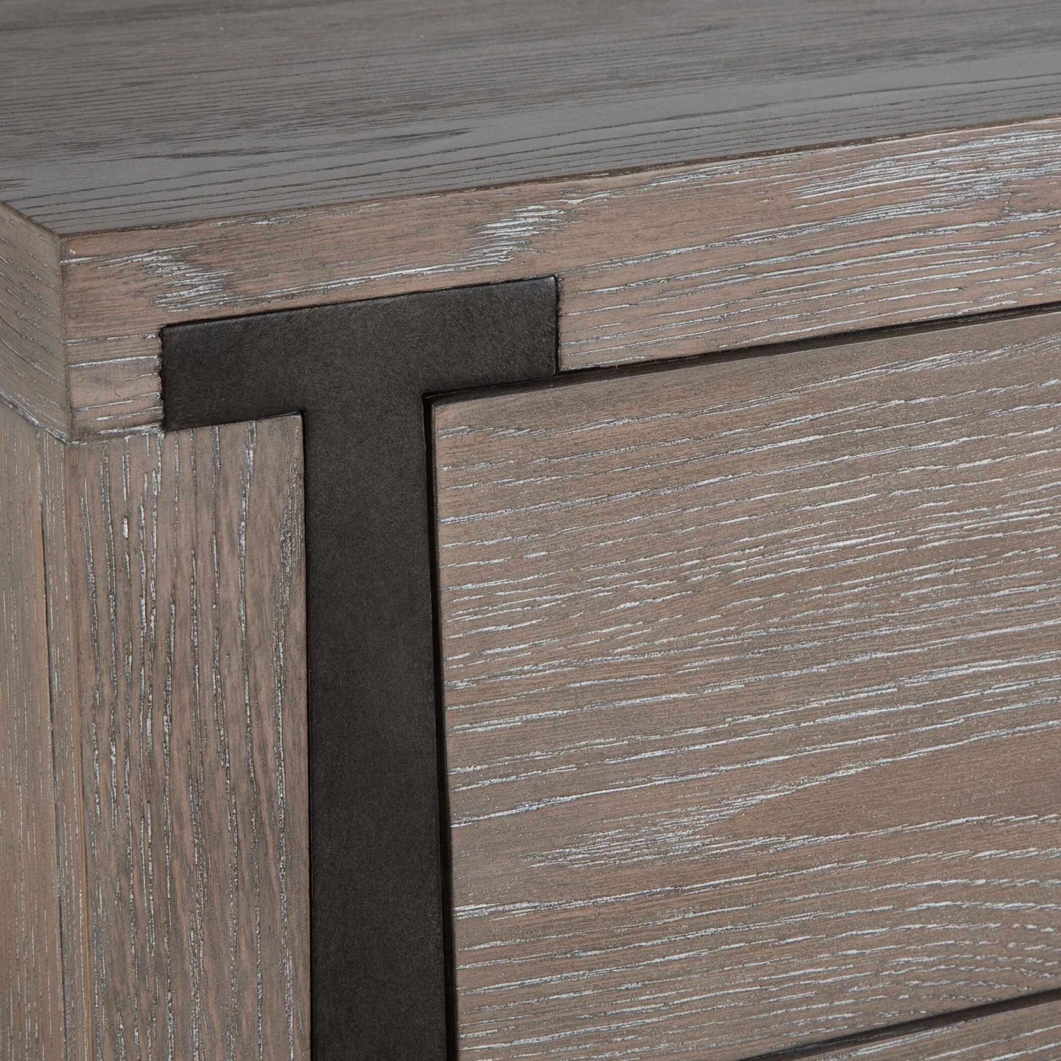 Luxury Modern Light Oak 4-Drawer Chest European Style for Villa