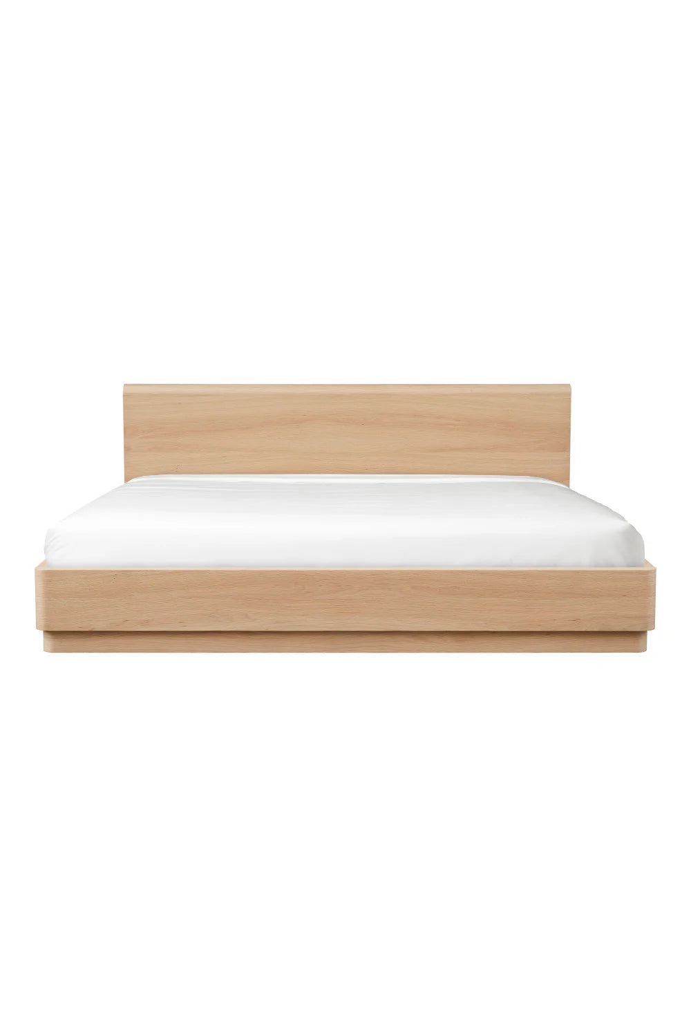 Luxury Modern Light Oak Bed European Style for Villa