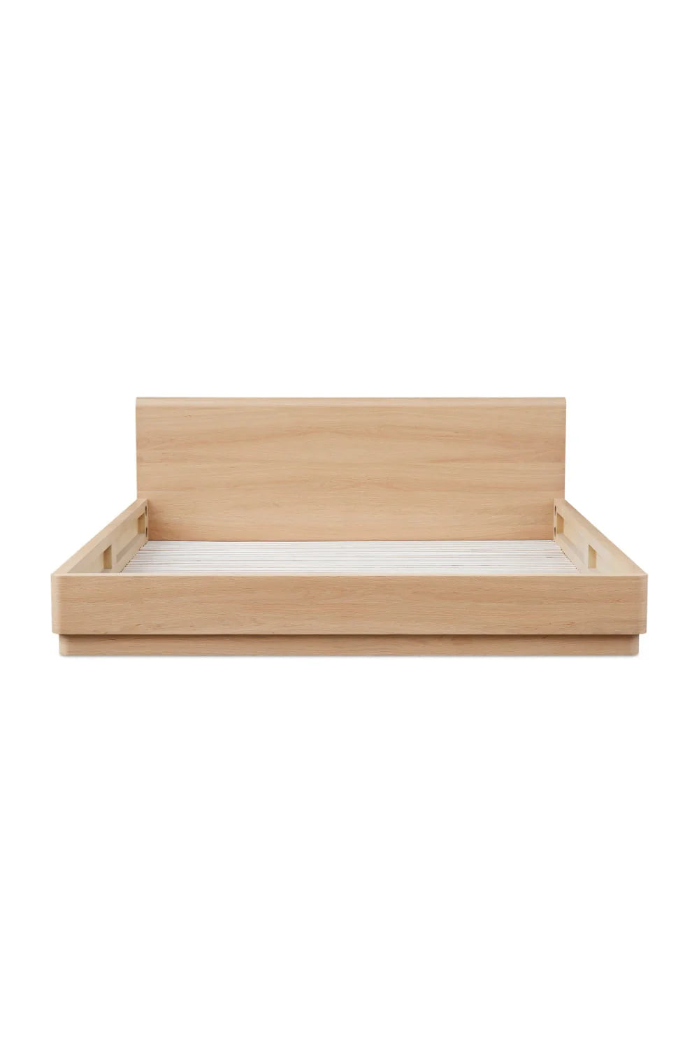 Luxury Modern Light Oak Bed European Style for Villa
