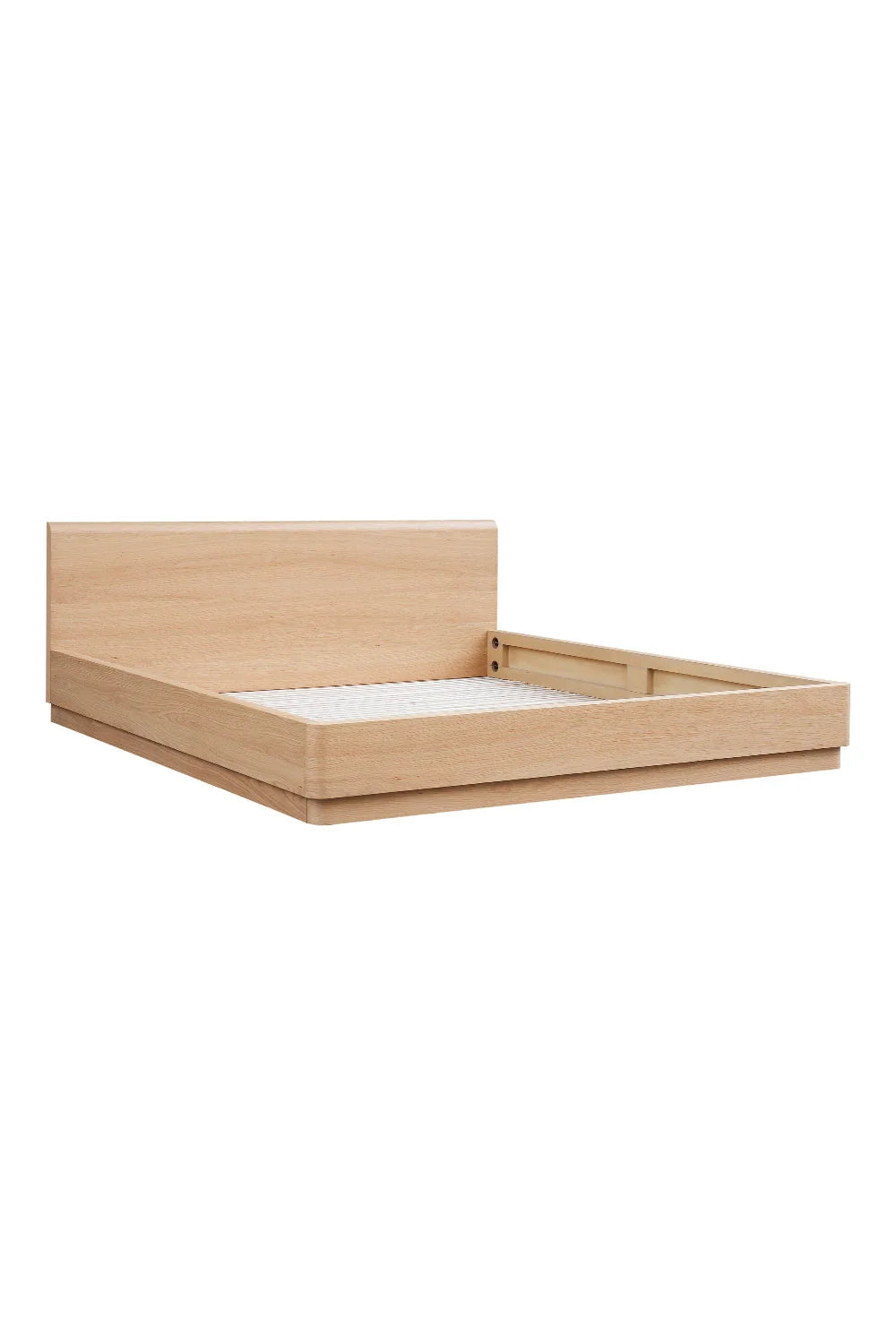 Luxury Modern Light Oak Bed European Style for Villa