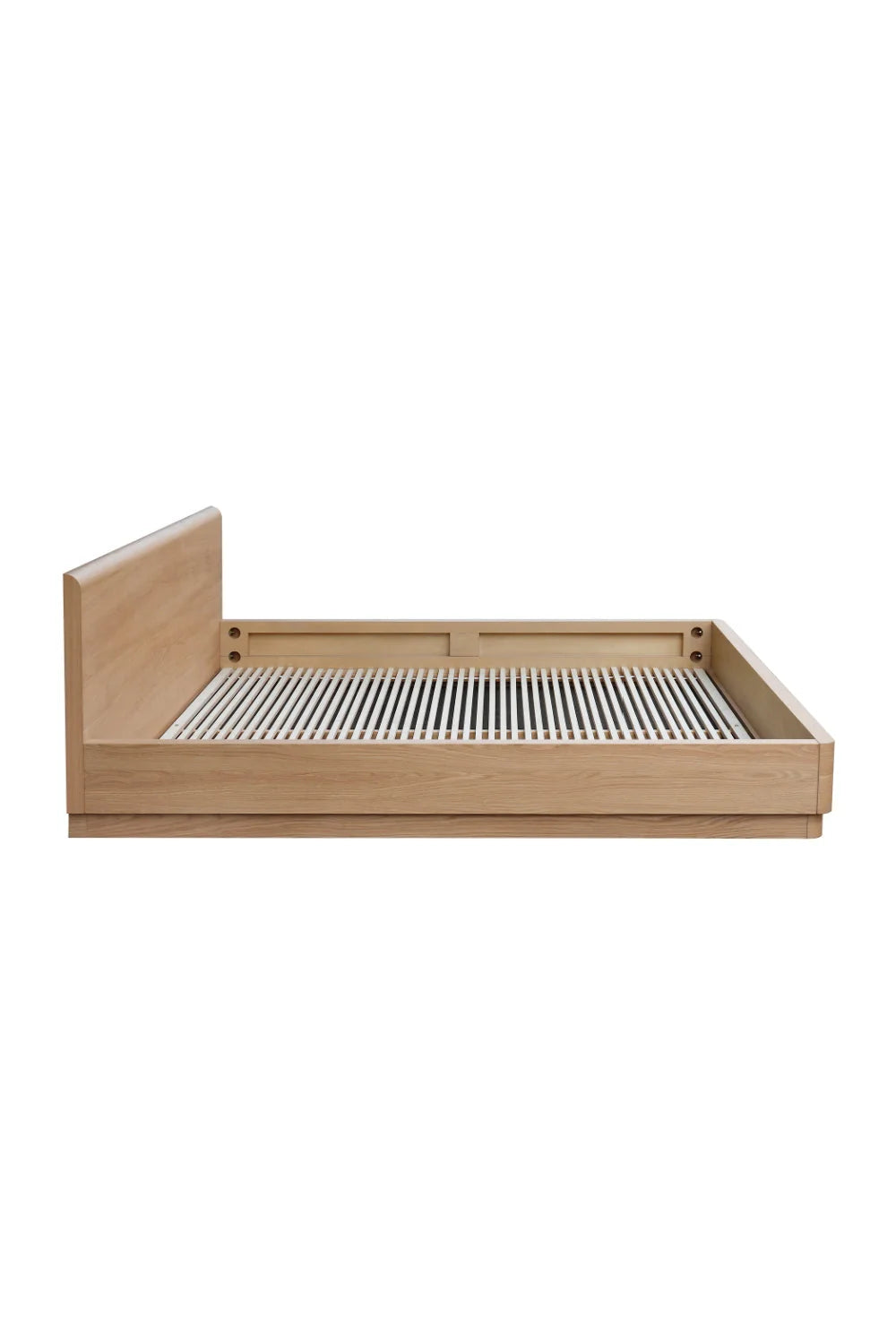 Luxury Modern Light Oak Bed European Style for Villa
