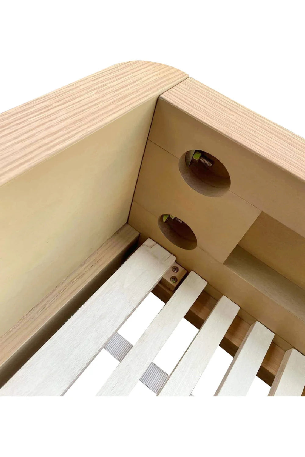 Luxury Modern Light Oak Bed European Style for Villa