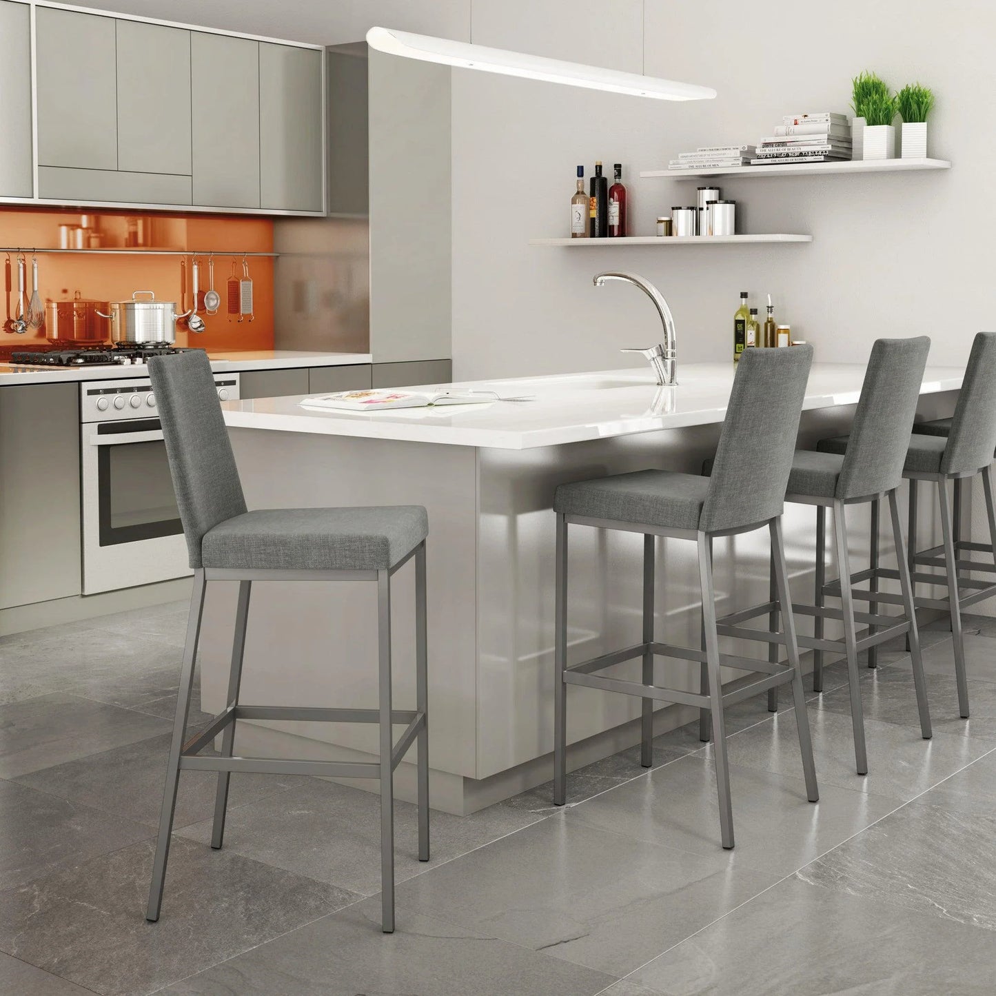 Luxury Modern Linea Stool European Style for Villa