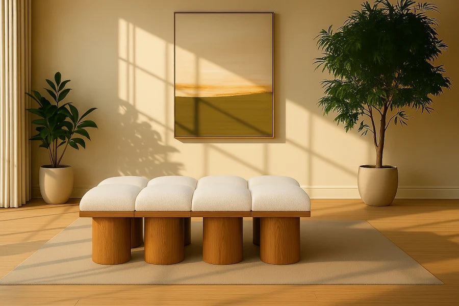 Luxury Modern Lion Bench European Style for Villa