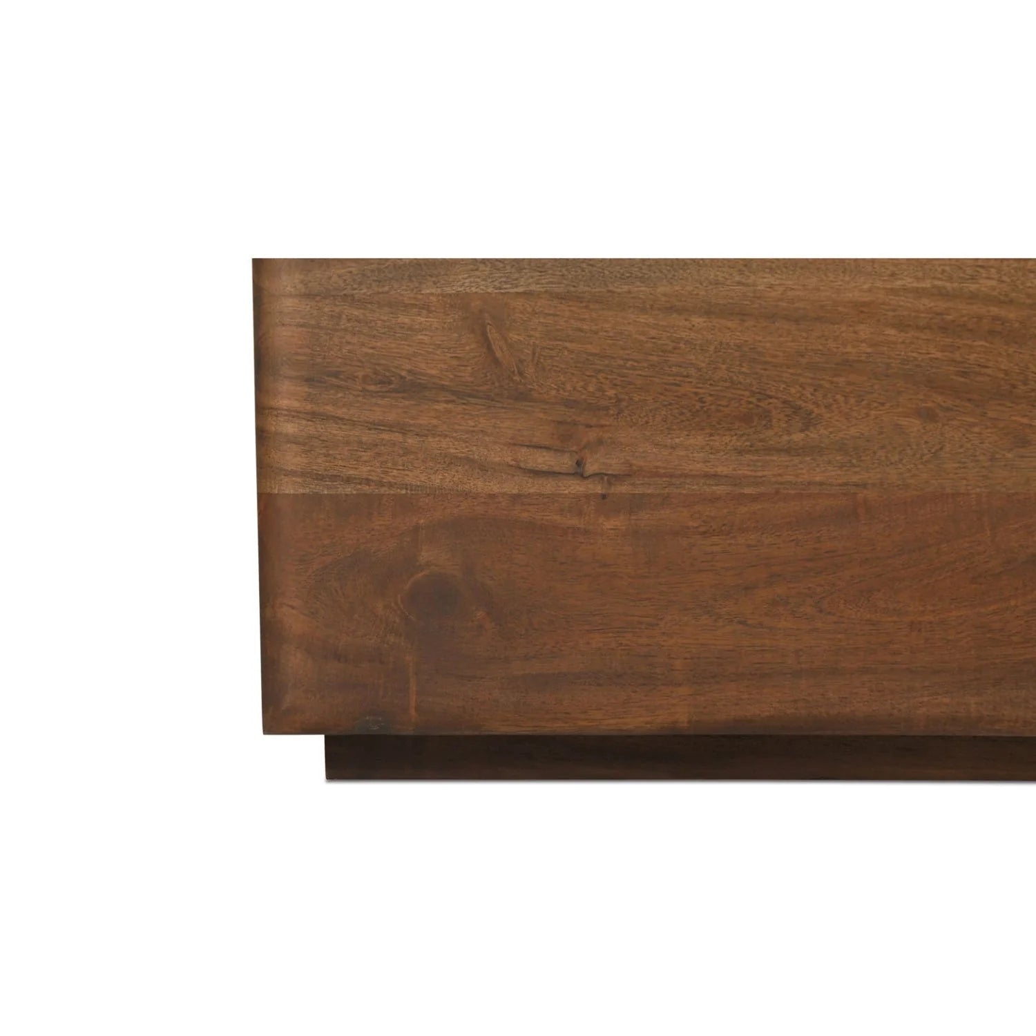 Luxury Modern Live-Edge Acacia 4-Drawer Dresser European Style for Villa