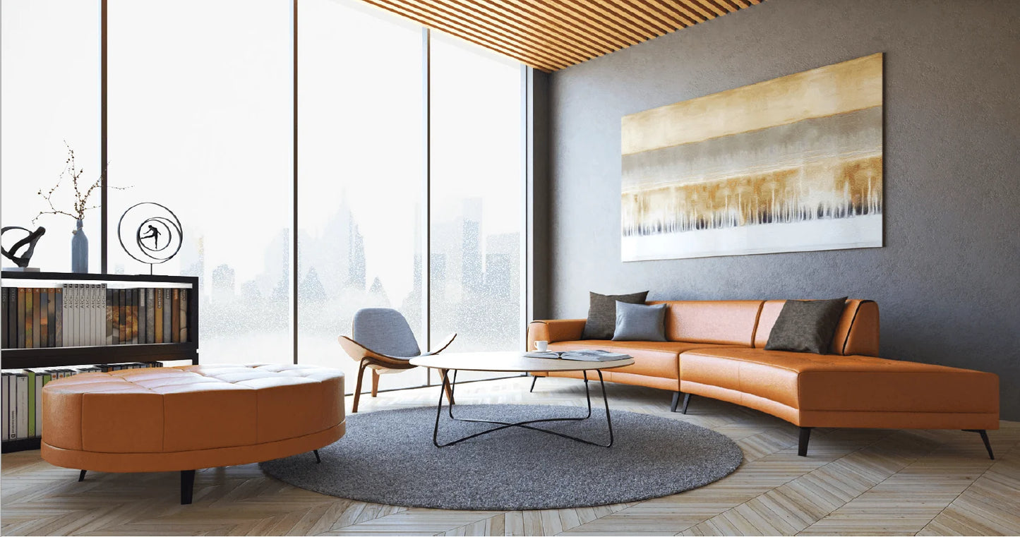 Luxury Modern Logan Sectional Sofa European Style for Villa