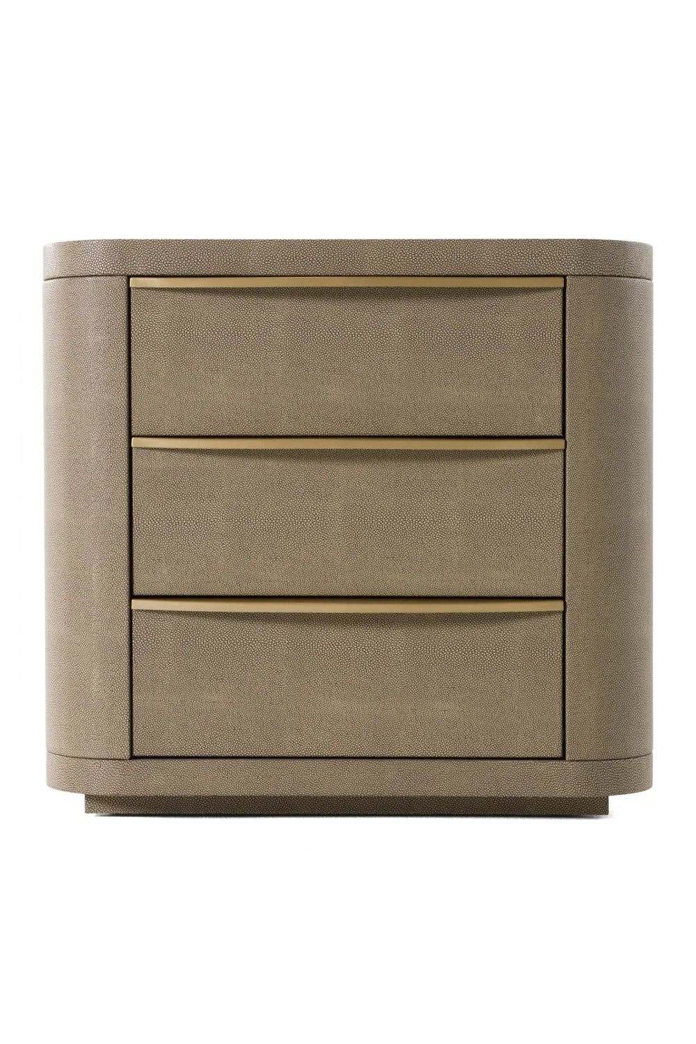 Luxury Modern Lois 3-Drawer Nightstand European Style for Villa