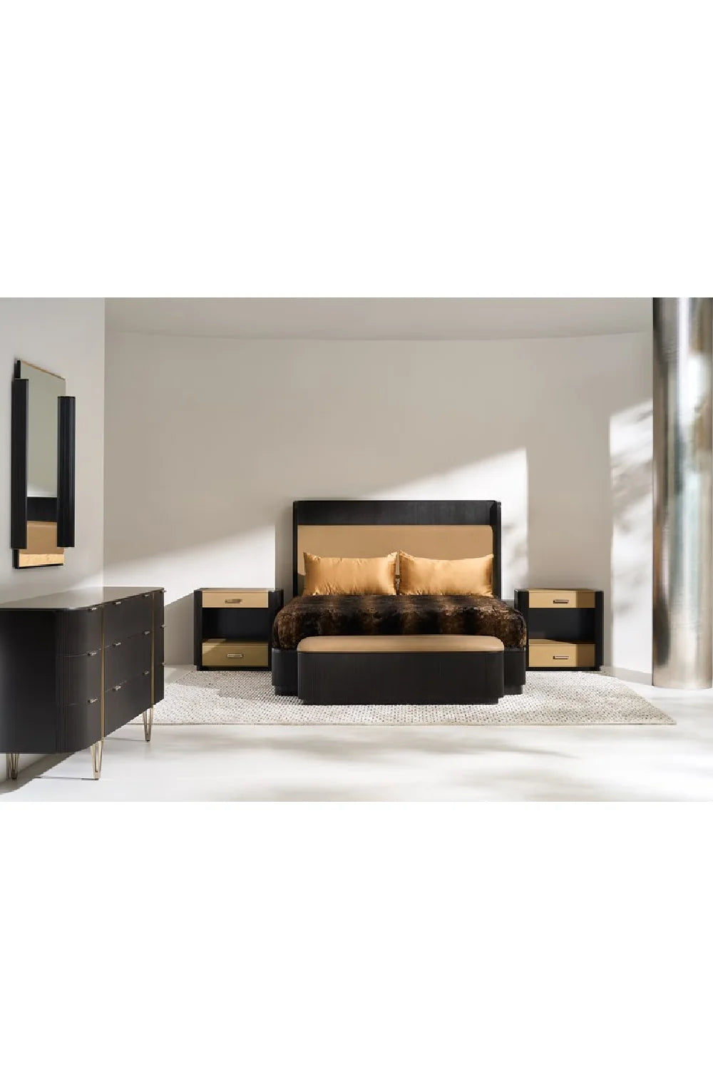 Luxury Modern Love-Ly Nightstand European Style for Villa