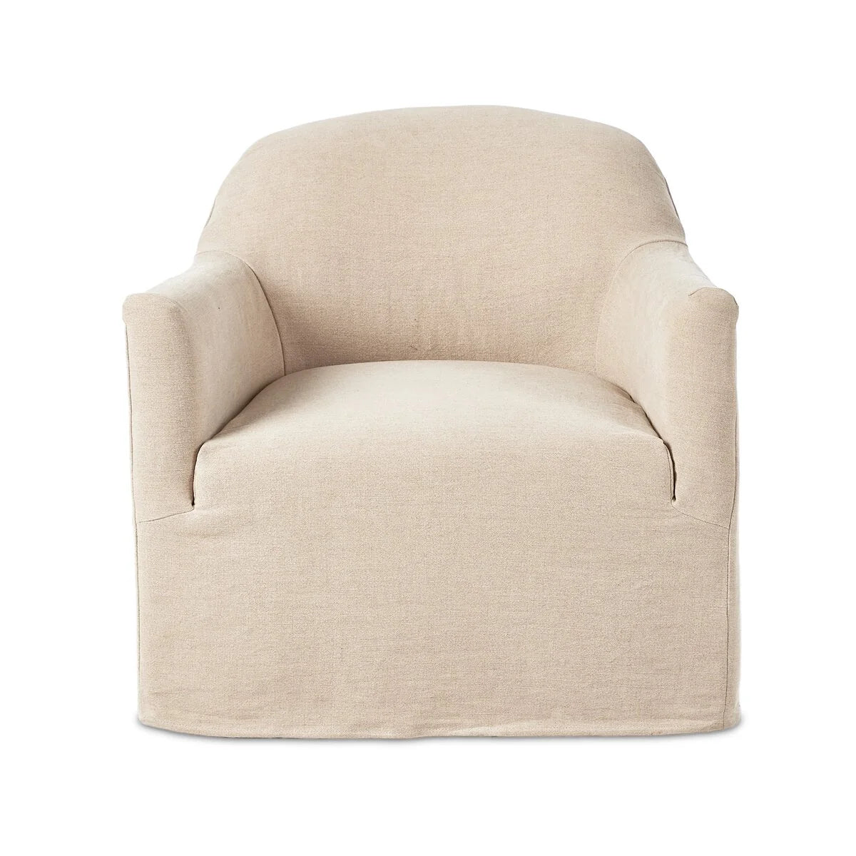 Luxury Modern Lowell Slipcover Swivel Chair European Style for Villa
