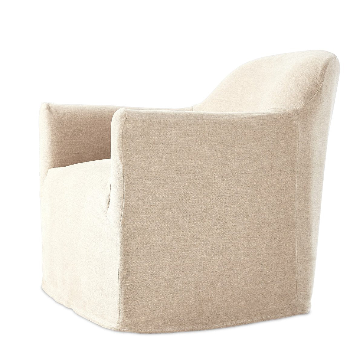 Luxury Modern Lowell Slipcover Swivel Chair European Style for Villa