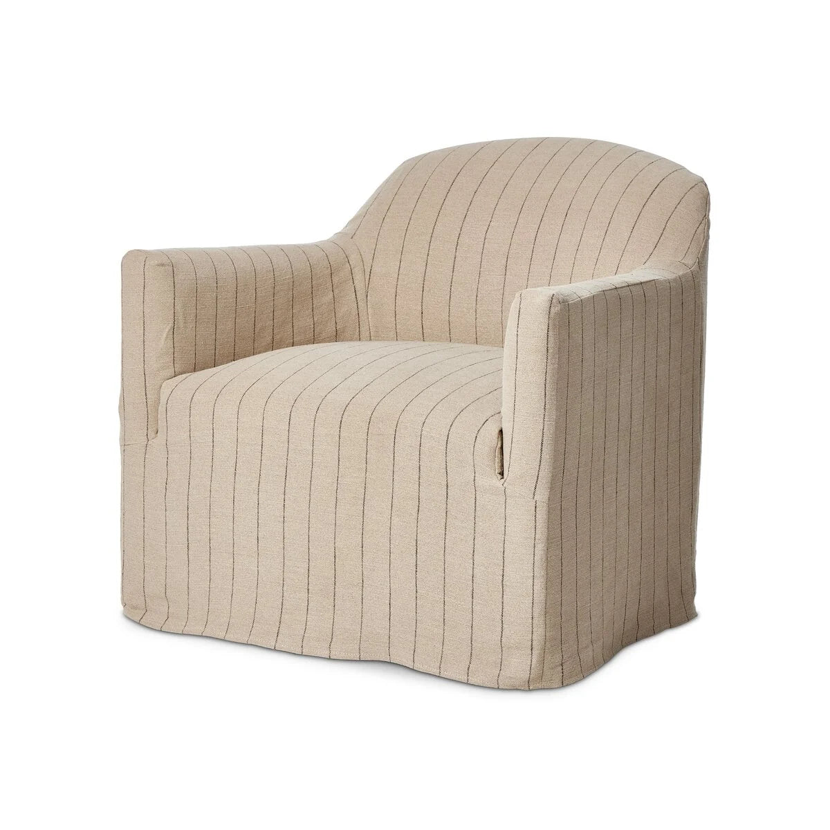 Luxury Modern Lowell Slipcover Swivel Chair European Style for Villa