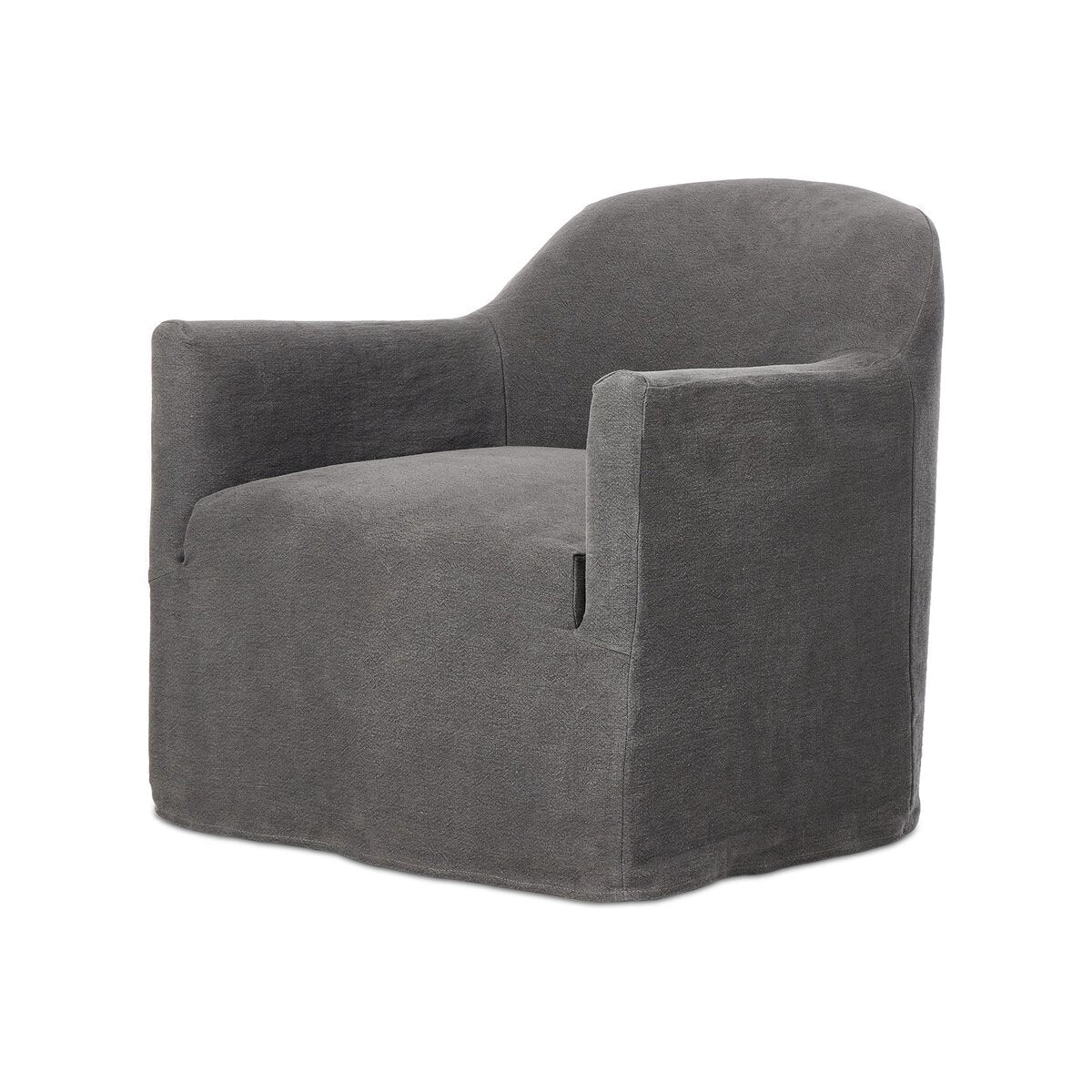 Luxury Modern Lowell Slipcover Swivel Chair European Style for Villa