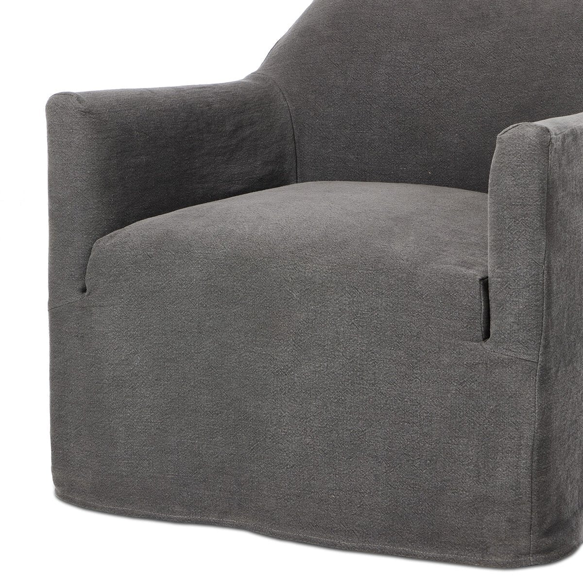Luxury Modern Lowell Slipcover Swivel Chair European Style for Villa