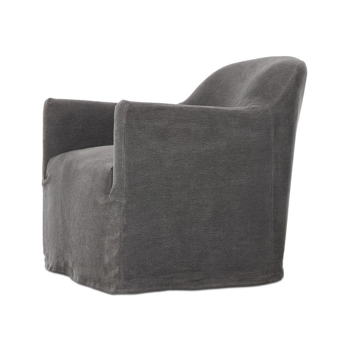 Luxury Modern Lowell Slipcover Swivel Chair European Style for Villa