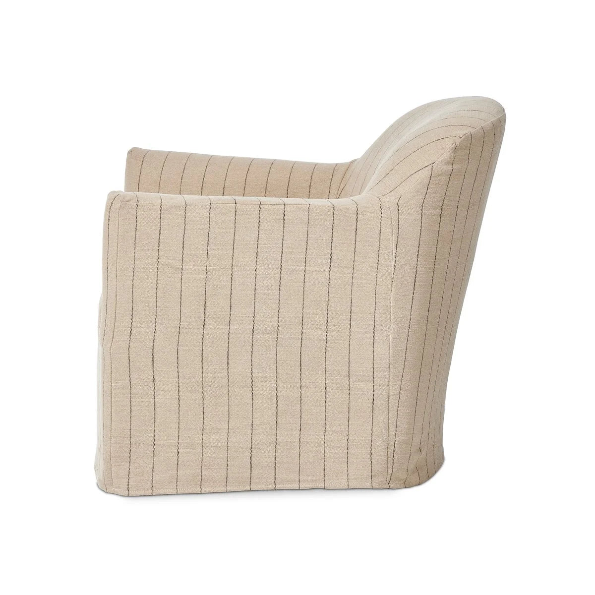 Luxury Modern Lowell Slipcover Swivel Chair European Style for Villa