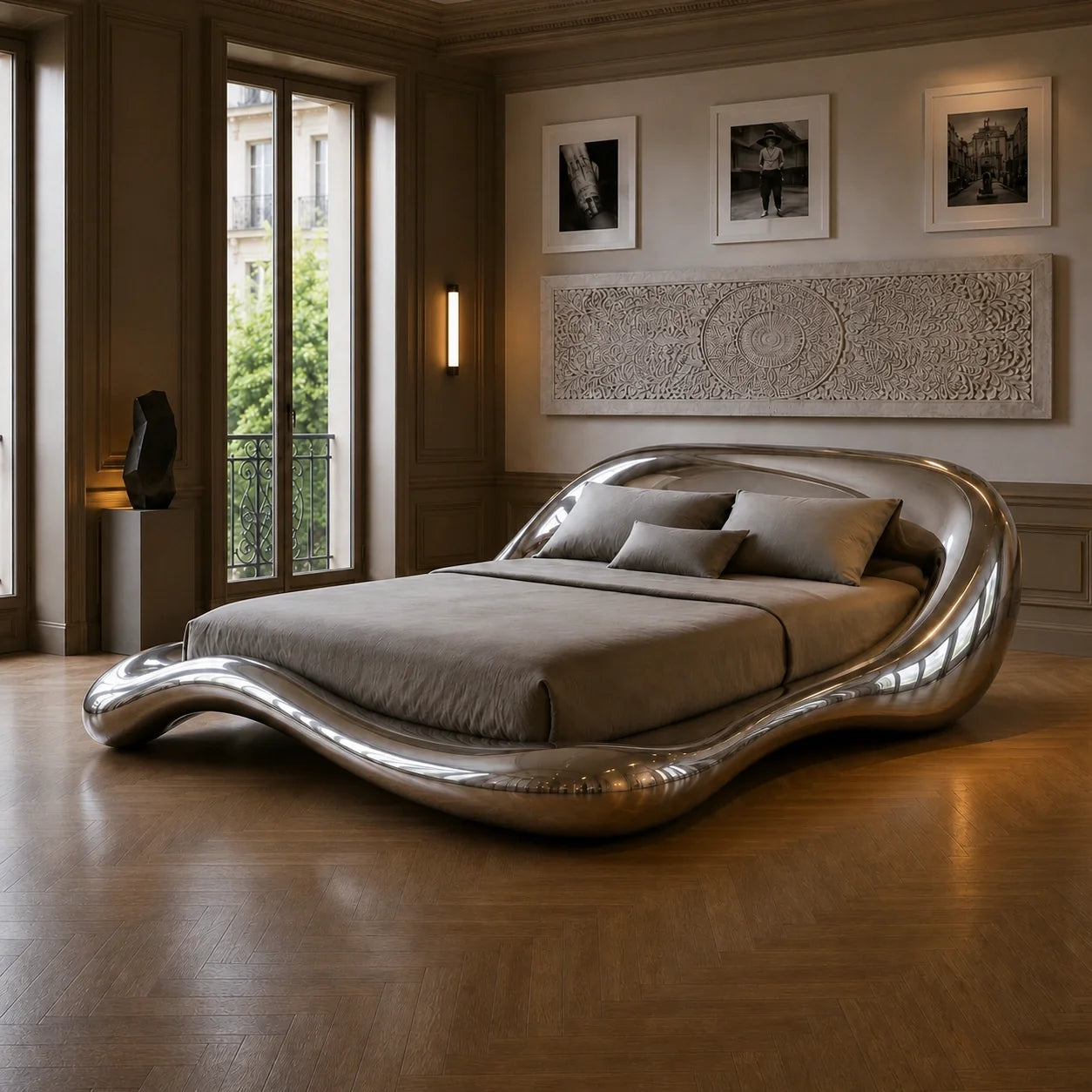 Luxury Modern Lucente Bed European Style for Villa