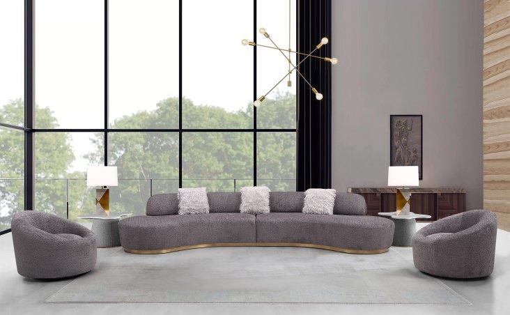 Luxury Modern Luna Sectional European Style for Villa