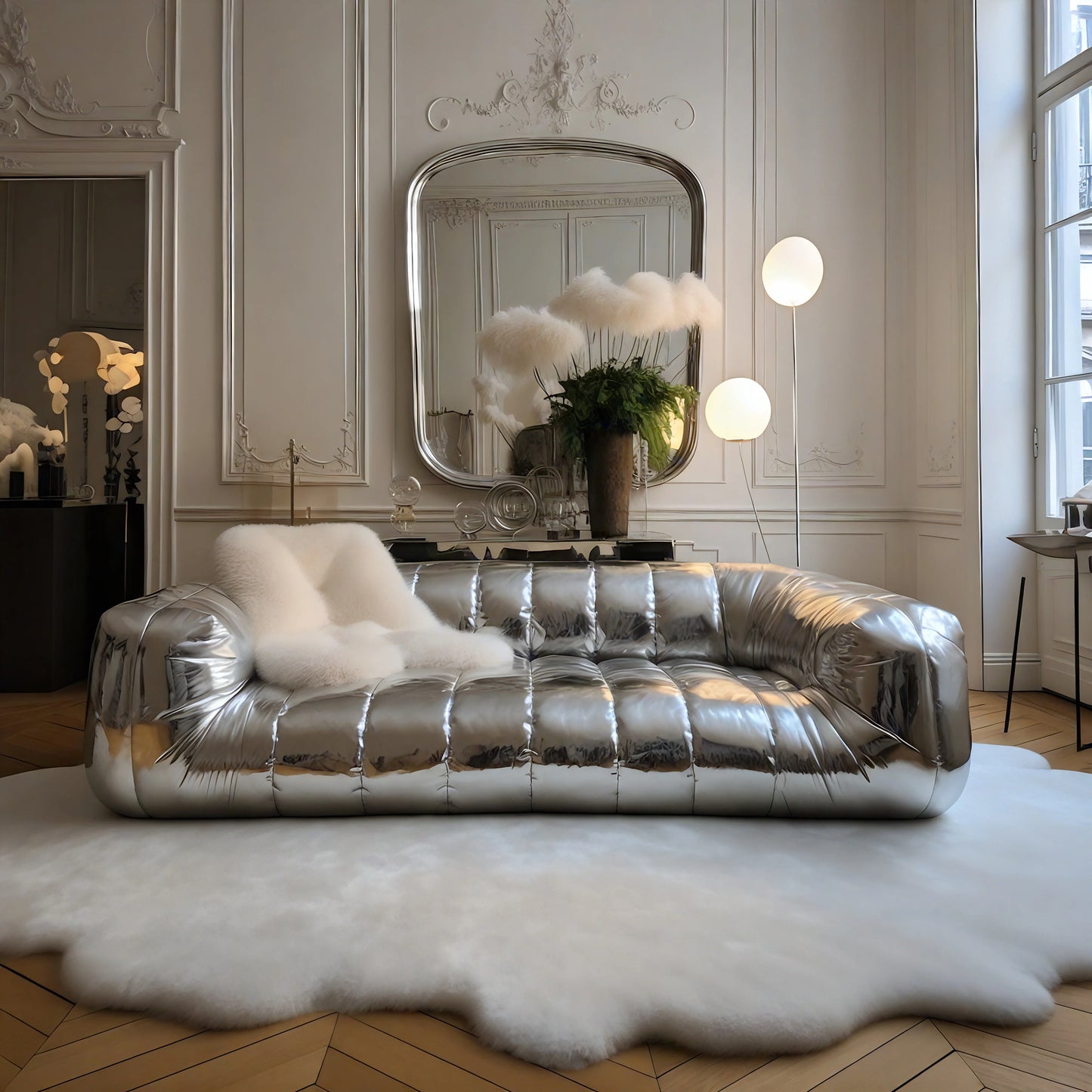 Luxury Modern Lunaris Sofa European Style for Villa