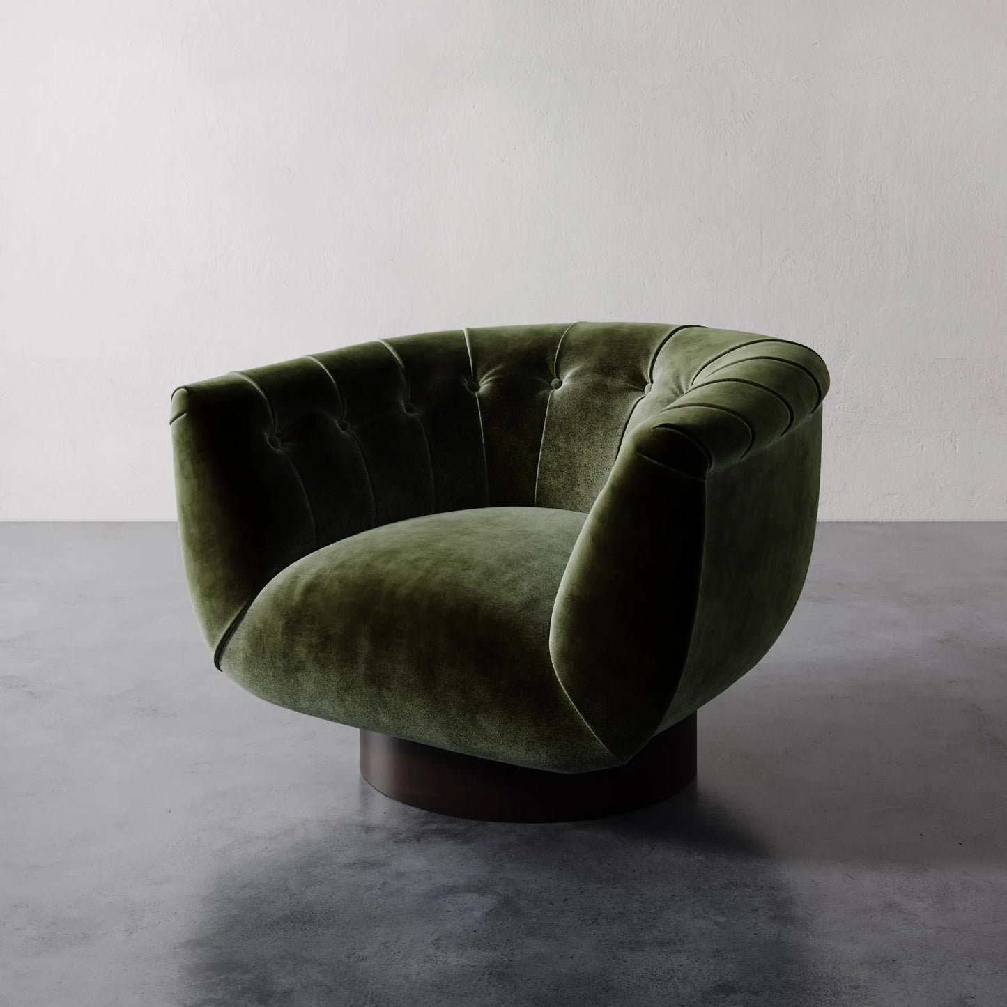 Luxury Modern Lune Swivel Chair European Style for Villa