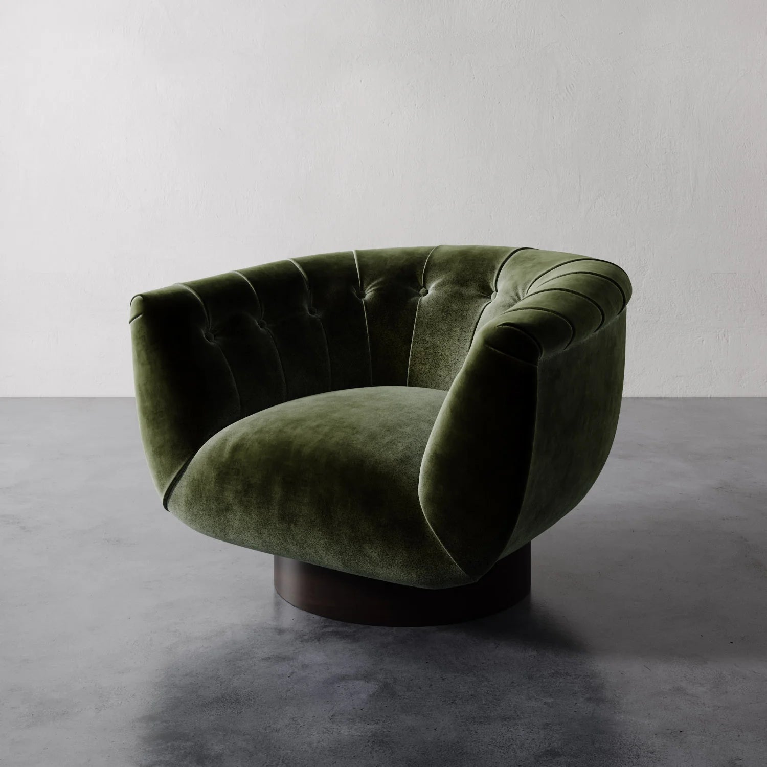Luxury Modern Lune Swivel Chair European Style for Villa