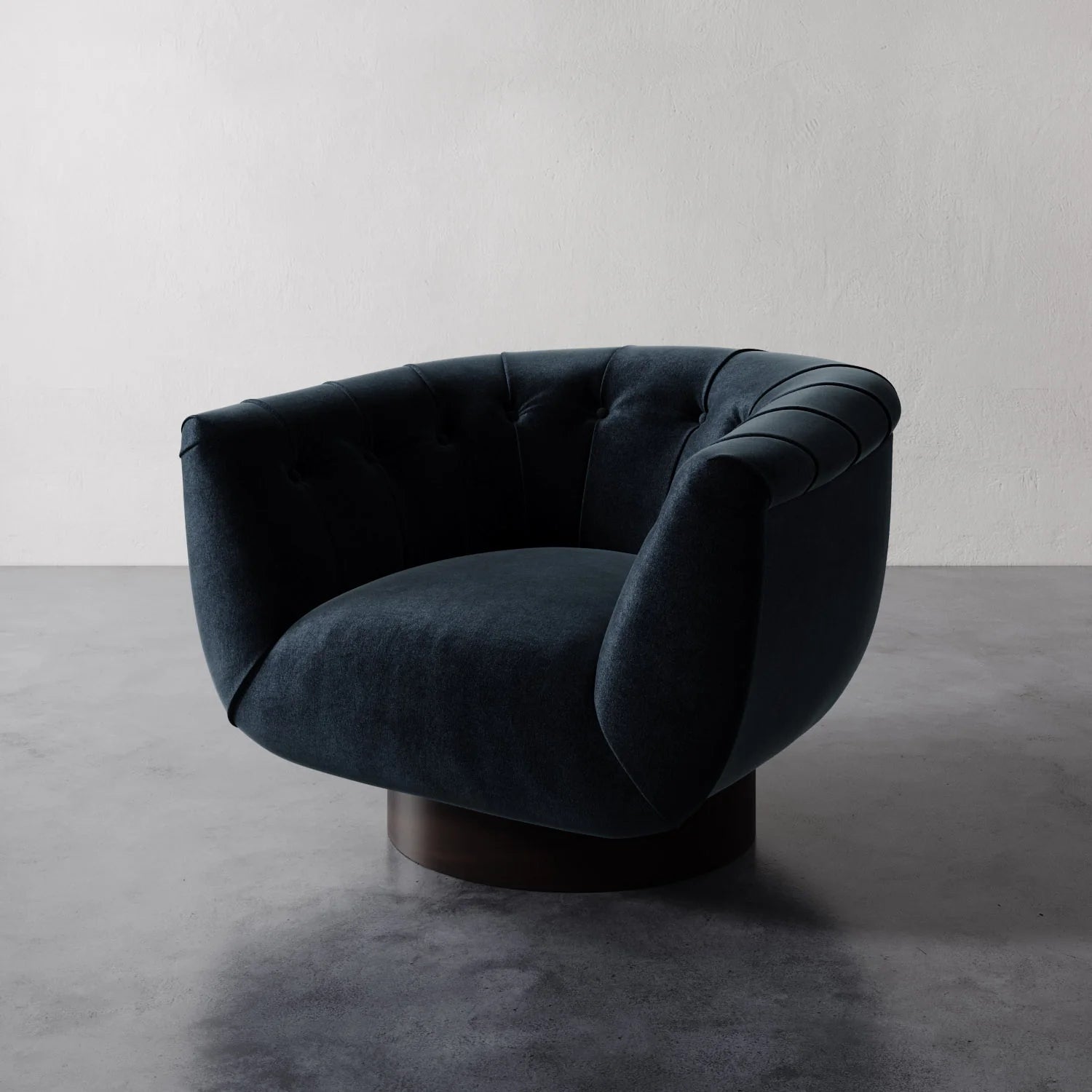 Luxury Modern Lune Swivel Chair European Style for Villa